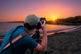 fotógrafo en la playa