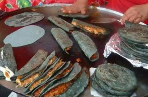 quesadillas masa azul